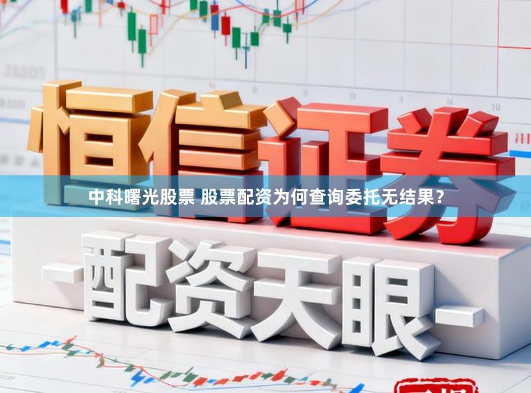中科曙光股票 股票配资为何查询委托无结果？